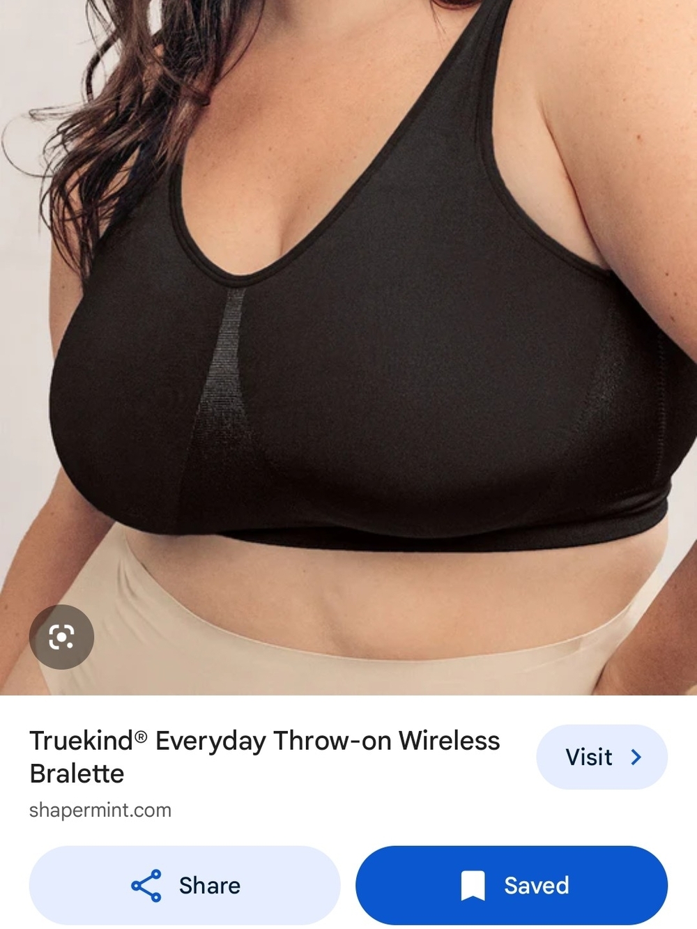 Everyday Throw-On Wireless Bralette - Black